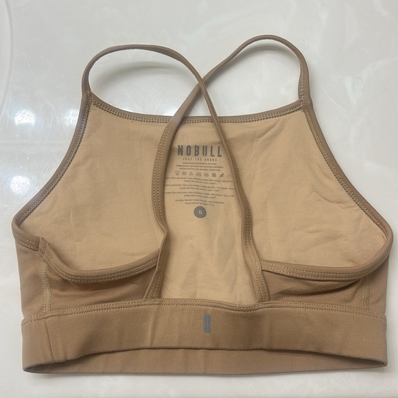 SAND MATTE NOBULL SPORTS BRA - Picture 3 of 5